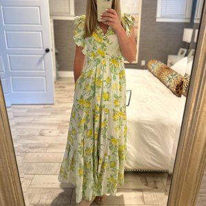 laroque Original lemon Maxi dress